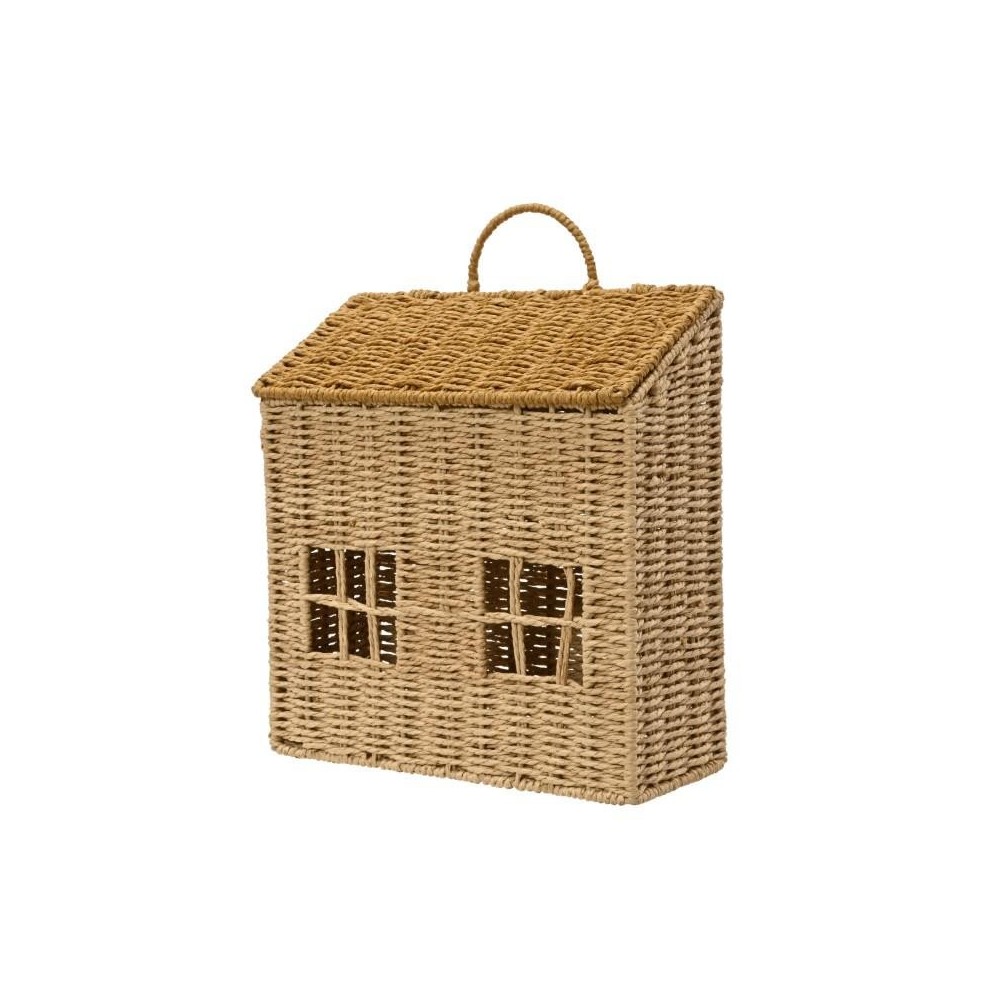 CESTO FORMA CASETTA VIMINI H.30